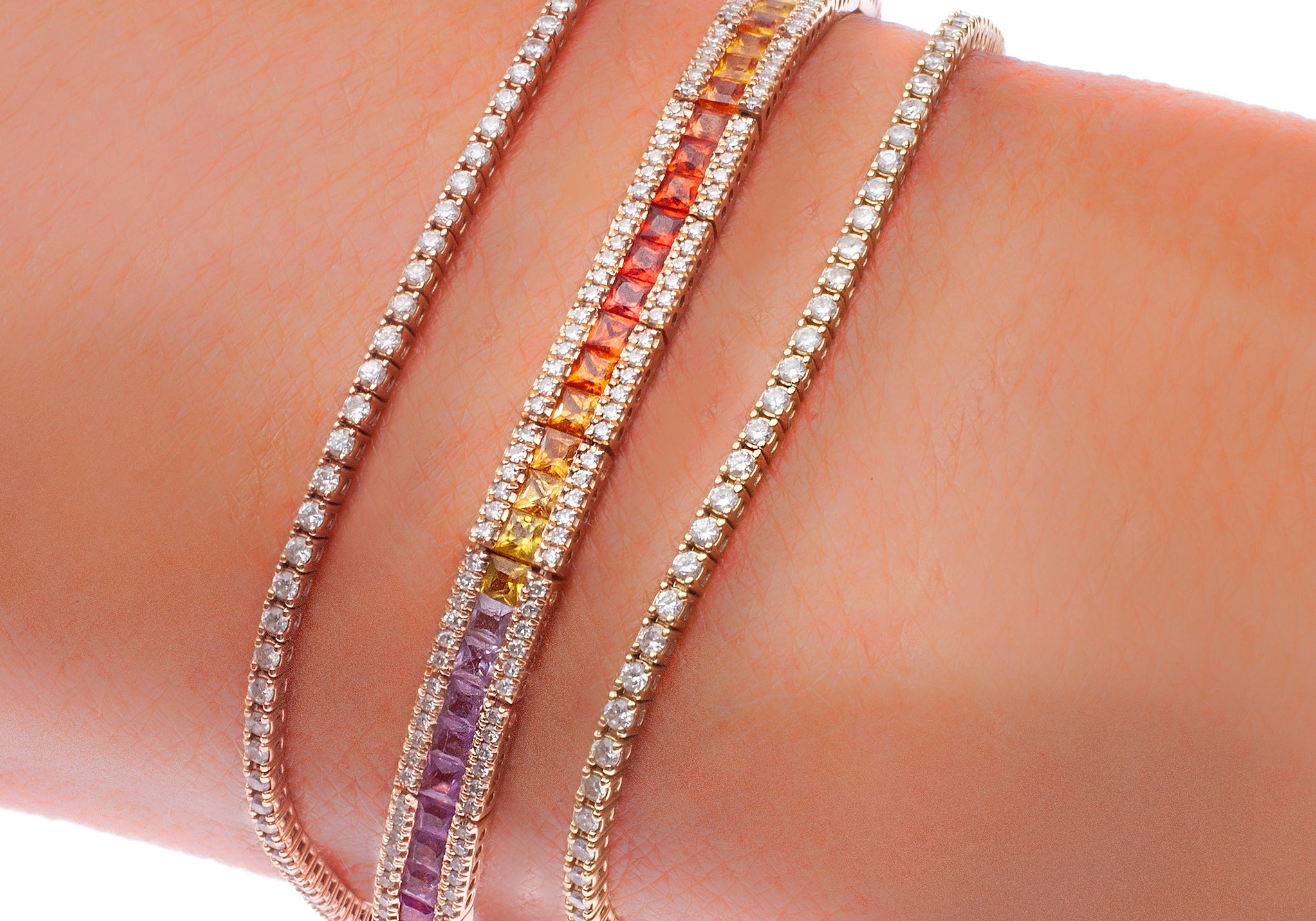 New Jewelry Trends with Bold Color and Rainbow
