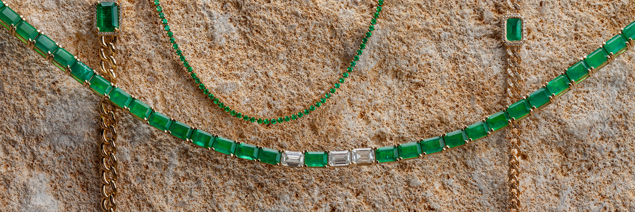 Emerald Bracelets