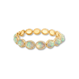 Bracelet 18K Gold Opal and Diamond Bracelet