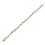 Bracelets 14K & 18K Gold Diamond Large Tennis Bracelet 4.8 ct, 4-prong setting, Lab Grown