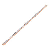 Bracelets 14K & 18K Gold Diamond Large Tennis Bracelet 4.8 ct, 4-prong setting, Lab Grown