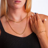 Bracelets 14K Gold Anchor Chain Bracelet 5mm