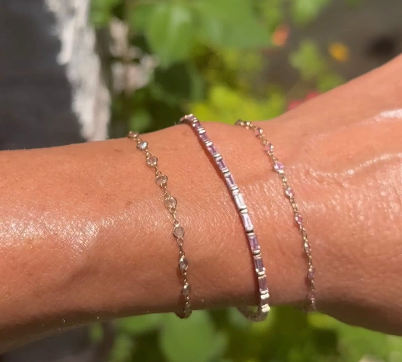 Bracelets 14K Gold Labradorite Strand Bracelet