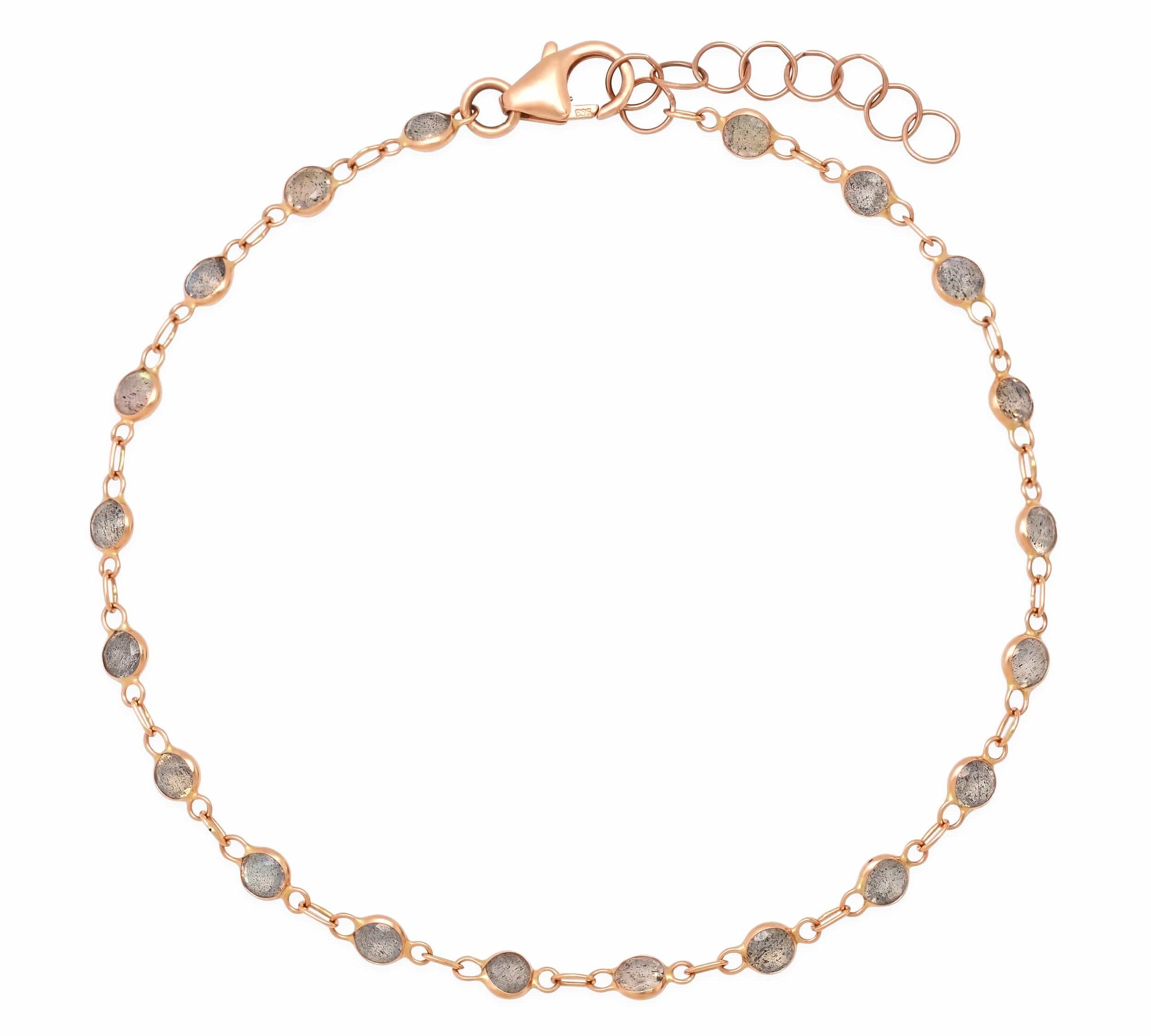 Bracelets 14K Gold Labradorite Strand Bracelet