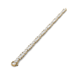 Bracelets 14K or 18K Gold and Multi-Shape Diamond 14.1 ct Tennis Bracelet, Lab Grown