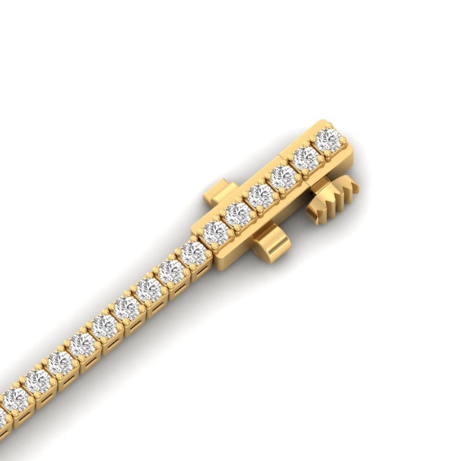 Bracelets 14K or 18K Gold Diamond Mini Tennis Bracelet 1.4 ct 4-prong setting, Lab Grown