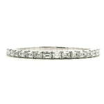 Bracelets 18K Gold East West Stretch Emerald Cut Diamond Tennis Bracelet, 15+ Carats