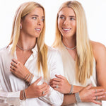 Bracelets 18K Gold Stretch Round Diamond Tennis Bracelet, 8.0 Carats, Natural Mined Diamonds