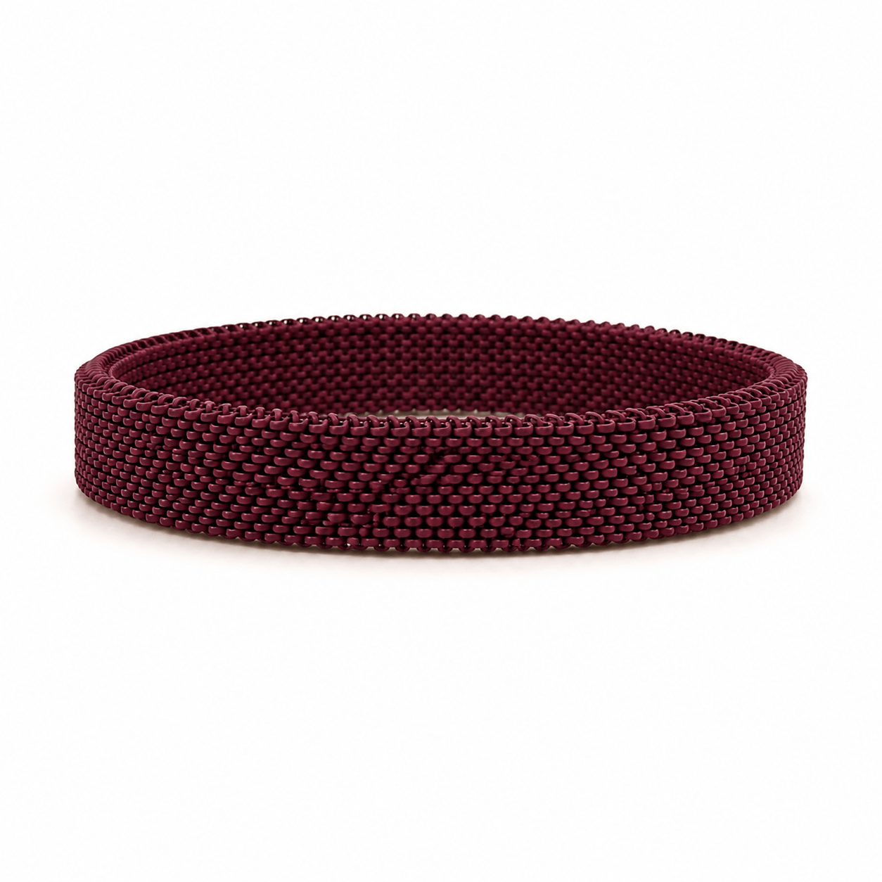 Bracelets 7.5" / Burgundy Material Stretch Bracelet in All Colors