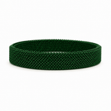 Bracelets 7.5" / Green Material Stretch Bracelet in All Colors