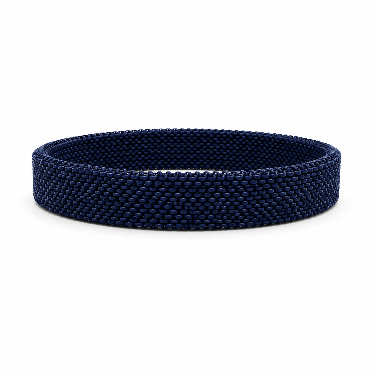 Bracelets 7.5" / Navy Material Stretch Bracelet in All Colors
