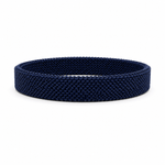 Bracelets 7.5" / Navy Material Stretch Bracelet in All Colors