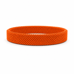 Bracelets 7.5" / Orange Material Stretch Bracelet in All Colors