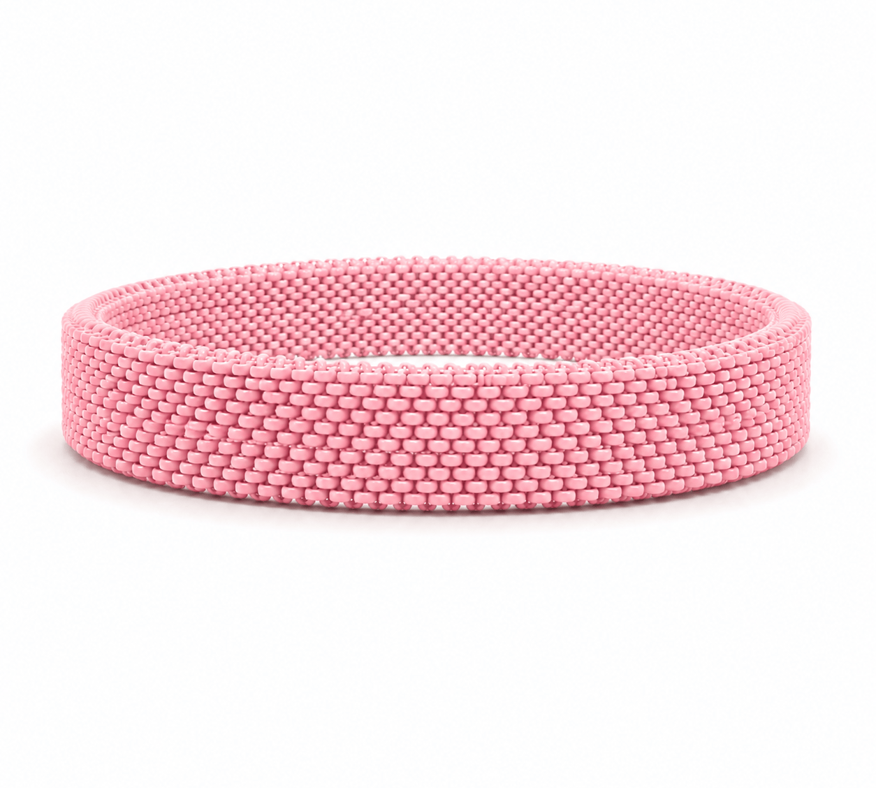 Bracelets 7.5" / Pink Material Stretch Bracelet in All Colors