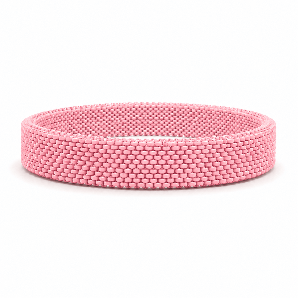 Bracelets 7.5" / Pink Material Stretch Bracelet in All Colors