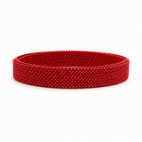 Bracelets 7.5" / Red Material Stretch Bracelet in All Colors