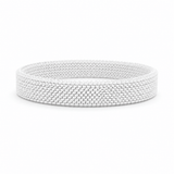 Bracelets 7.5" / White Material Stretch Bracelet in All Colors