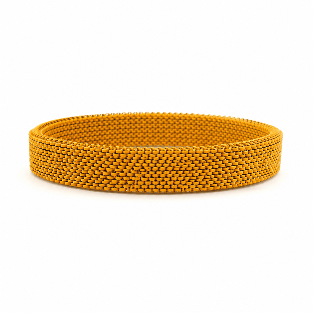 Bracelets 7.5" / Yellow Material Stretch Bracelet in All Colors