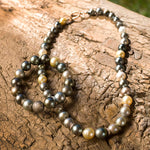 Bracelets 7" Tahitian Pearl Bracelet with Diamonds
