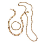 Bracelets Flat Cuban Link 14K Gold Bracelet 6.5mm