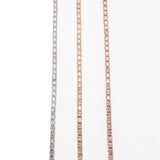 Bracelets Mini 14K Gold and Diamond Tennis Bracelet  1-1.3 ct 4-Prong Setting