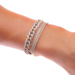 Bracelets Mini 14K Gold and Diamond Tennis Bracelet  1-1.3 ct 4-Prong Setting