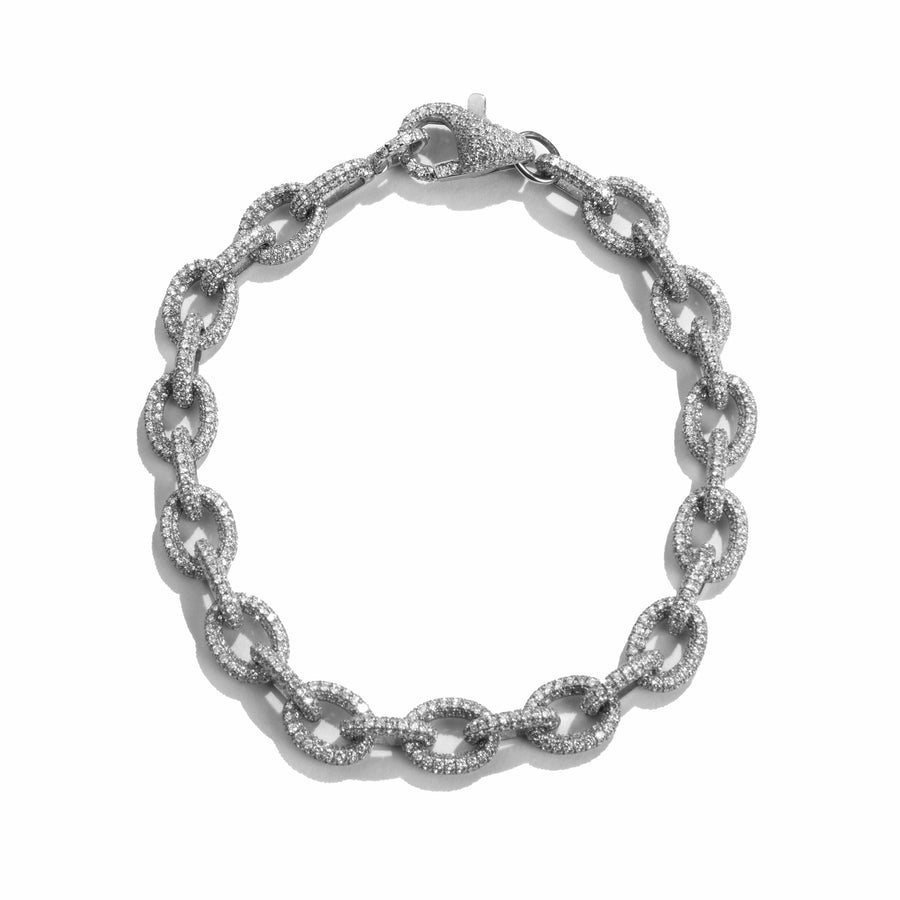 Bracelets Pave Diamond Link Bracelet