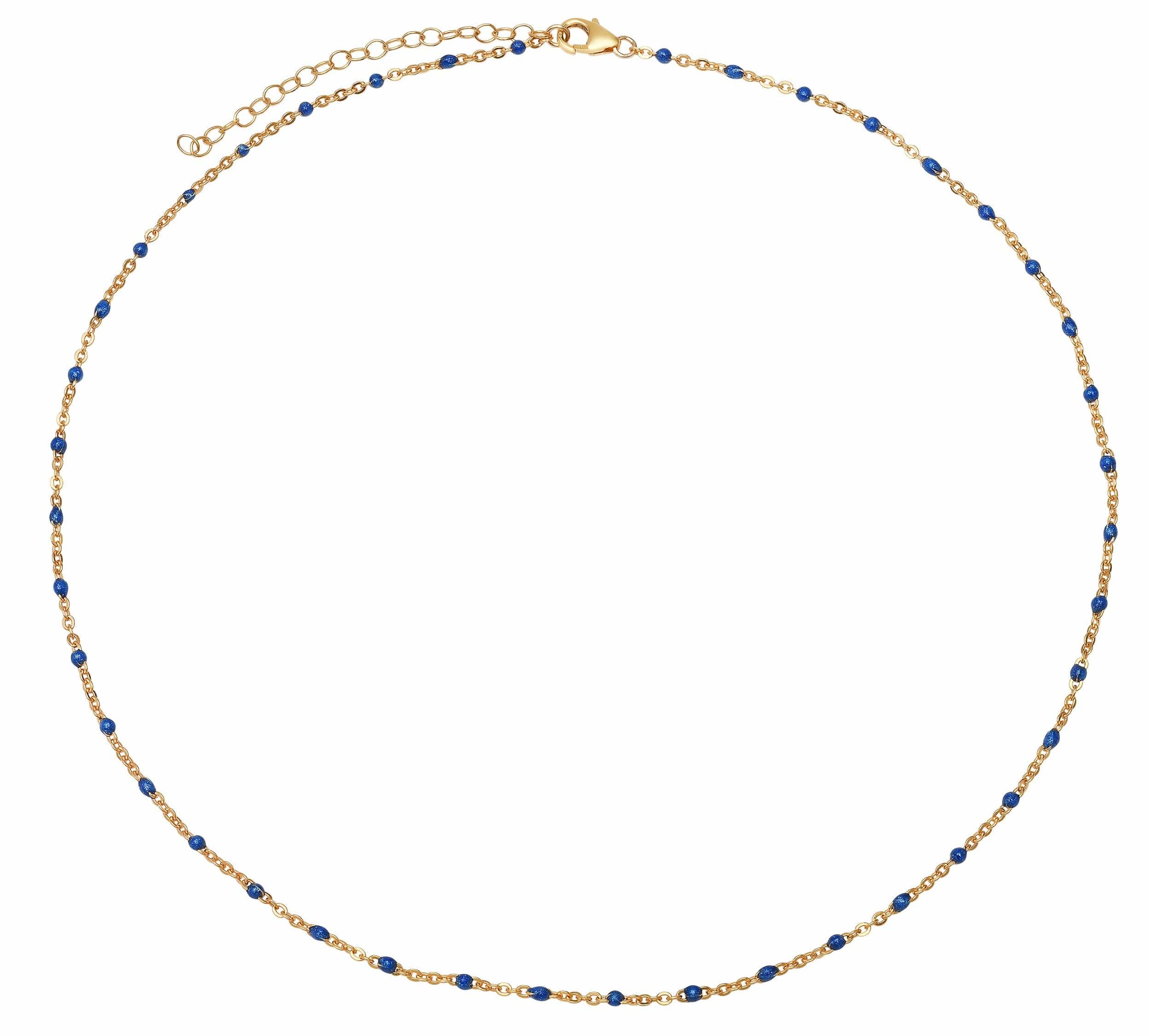 Bracelets Sky Blue Sky Blue Enamel Bead Necklace