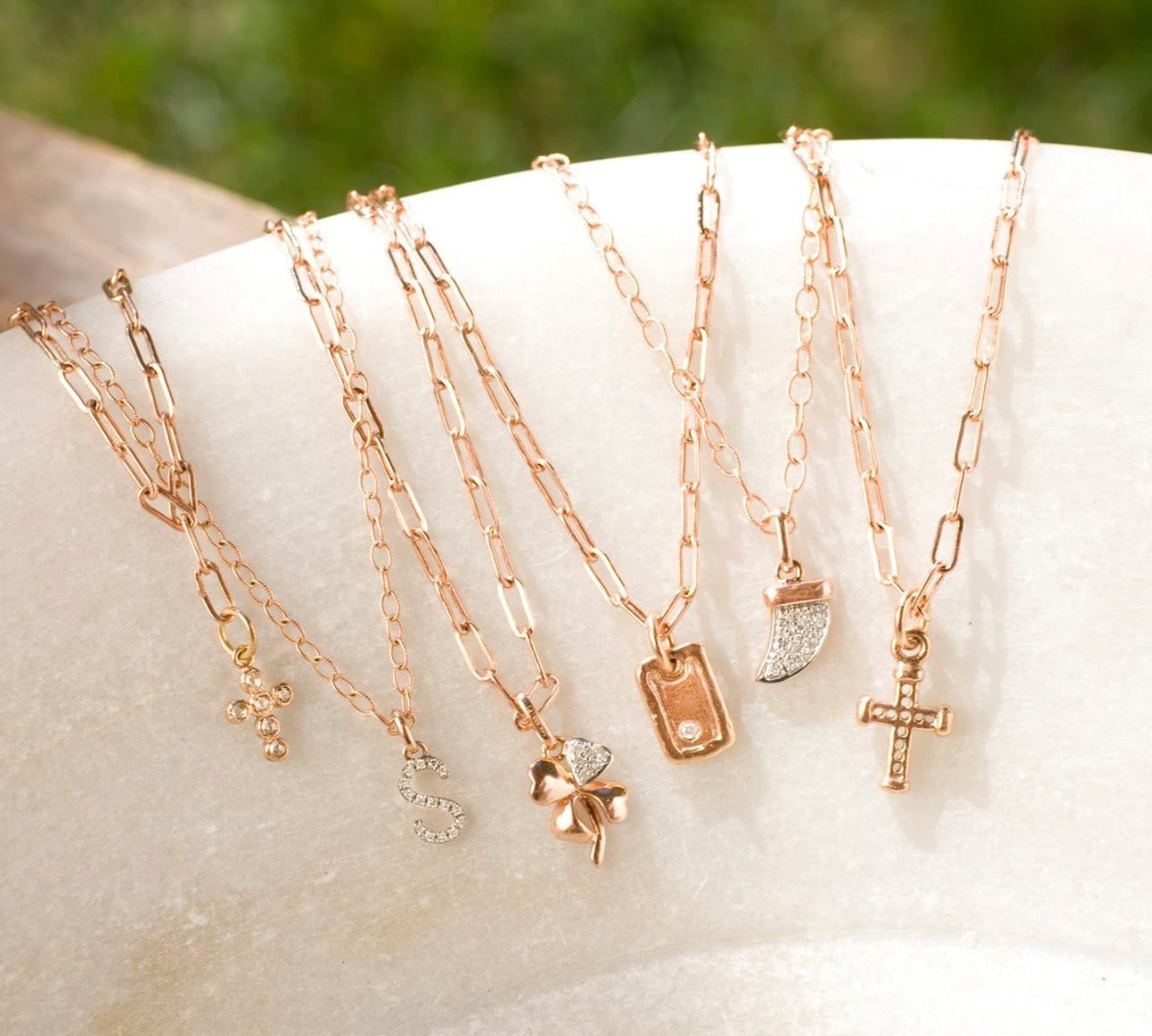 Bracelets Small 14K Gold Paper Clip Link Bracelet, no clasp