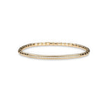 Bracelets small 6"-6.75" / Yellow Gold 14K & 18K Gold and Micro-Pave ID Stretch Bracelet