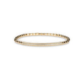 Bracelets small 6"-6.75" / Yellow Gold 14K & 18K Gold and Micro-Pave ID Stretch Bracelet