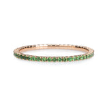 Bracelets Stretch & Stack Green Tsavorite Tennis Bracelet, 2.25-8.58 Carats