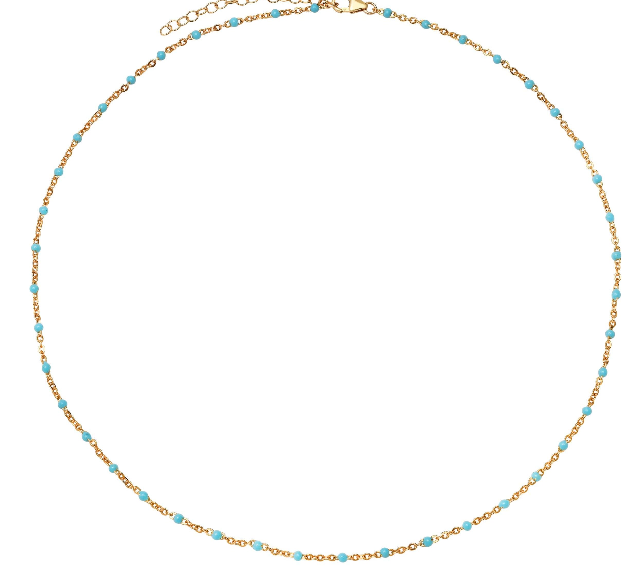 Bracelets Turquoise Turquoise Enamel Bead Necklace