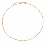 Bracelets White White Enamel Bead Necklace