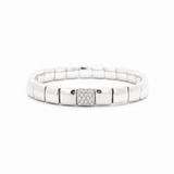 Bracelets XS:  45mm / White Gold / 7 Carats Natural MIned Diamonds TW 18K Gold And Pave Diamond Milano Stretch Bracelet