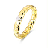 Bracelets XS:  45mm / Yellow Gold / 1 18K Gold Over Ceramic and Diamond Triangle Stretch Bracelet
