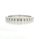 Bracelets XS:  45mm / Yellow Gold / 9.0-12.0 Carats Diamonds TW 18K Gold Stretch Round Diamond Tennis Bracelet, 12 plus Carats, Natural Mined DIamonds