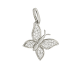 Charms & Pendants 14K Gold Butterfly and Diamond Charm, Small And Medium