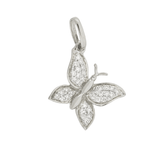 Charms & Pendants 14K Gold Butterfly and Diamond Charm, Small And Medium