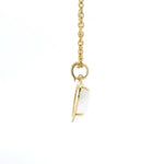 Charms & Pendants 14K Gold Moonstone and Micro-Pave Diamond Puffy Heart Charm, Large