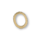 Charms & Pendants 14K Gold Round Ring Link Diamond Charms