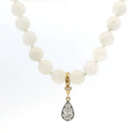 Charms & Pendants 14K Pear Diamond Georgian Charm