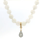 Charms & Pendants 14K Pear Diamond Georgian Charm