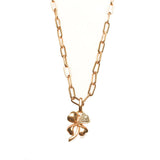 Charms & Pendants Clover with Diamonds