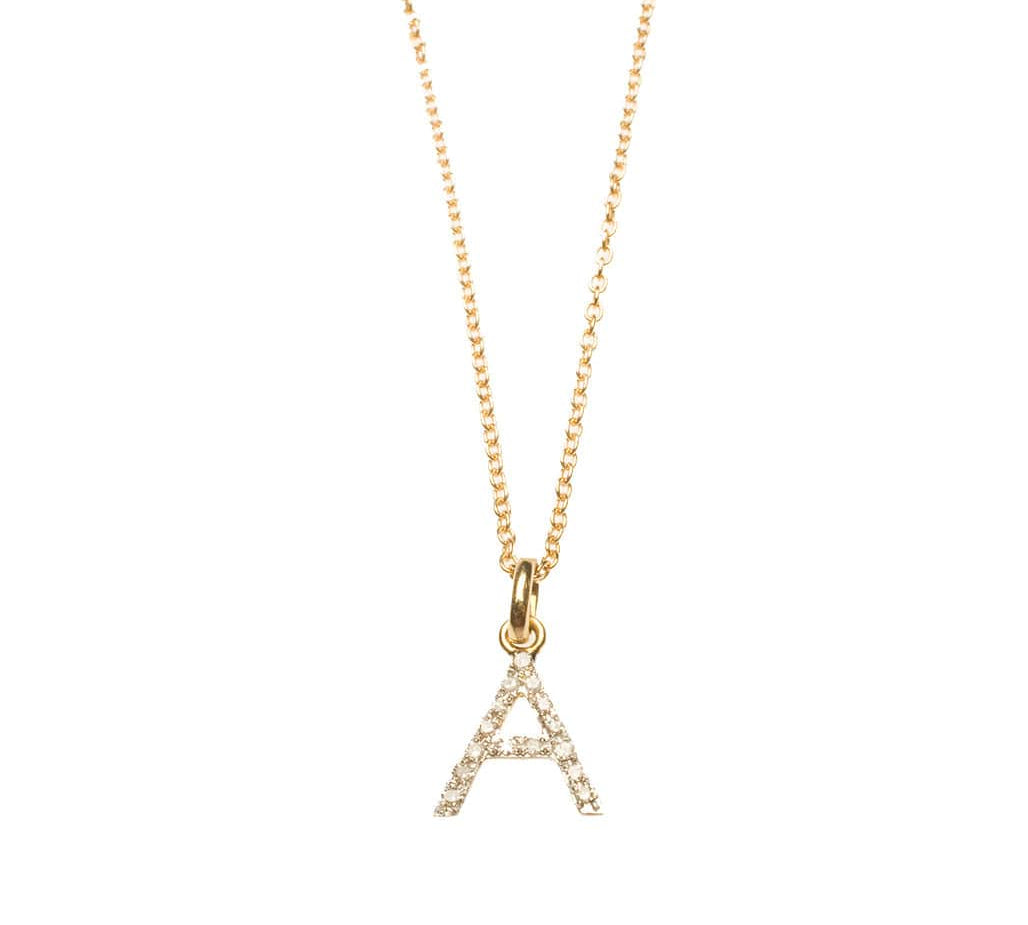 Charms & Pendants Gold & Diamond Initial Charm