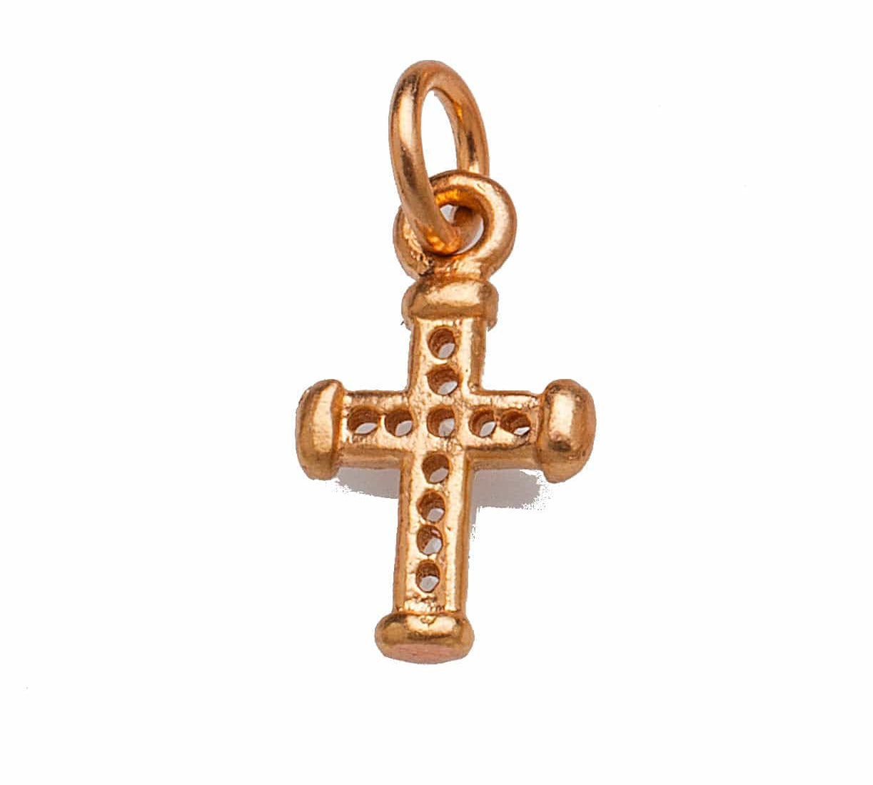 Charms & Pendants Rose Gold Signature Hand Crafted Solid Gold Cross