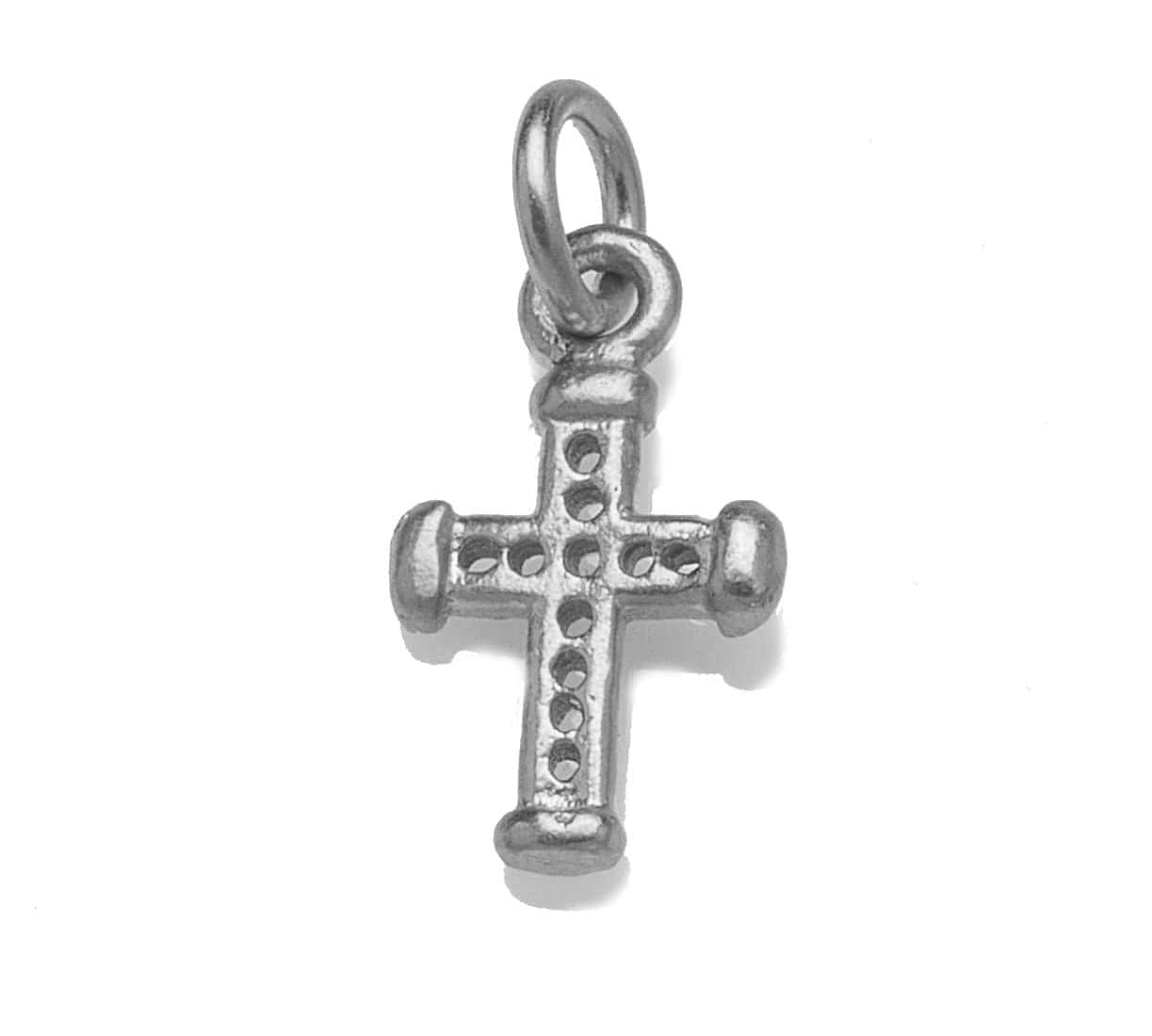 Charms & Pendants White Gold Signature Hand Crafted Solid Gold Cross