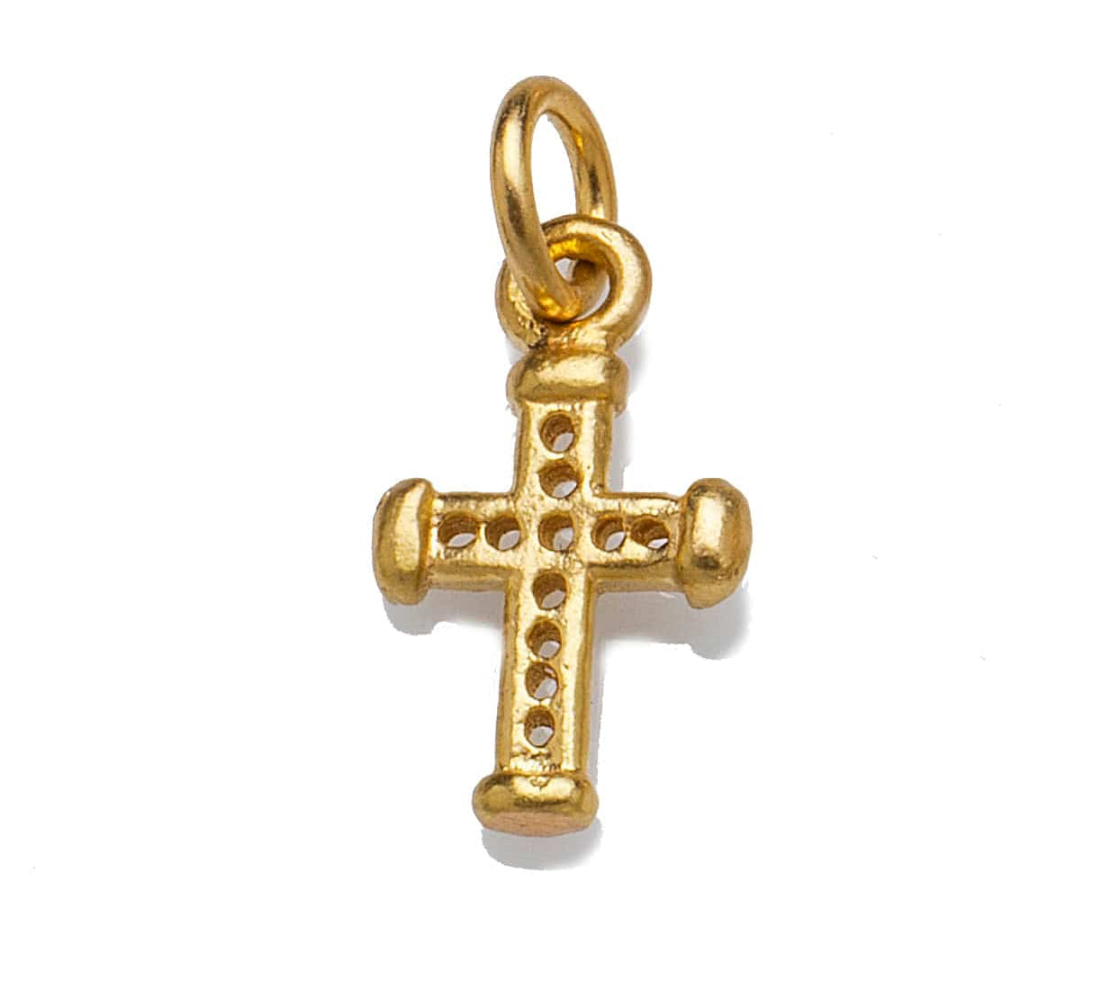 Charms & Pendants Yellow Gold Signature Hand Crafted Solid Gold Cross