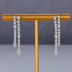 Earrings 14K & 18K Gold Round and Pear Drop Earrings