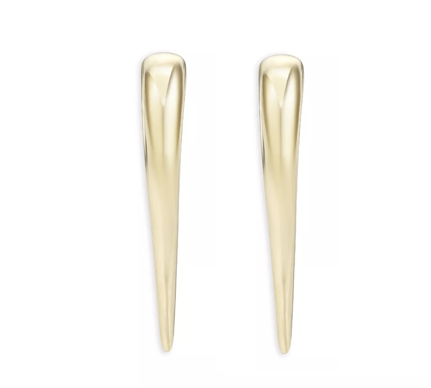 Earrings 14K Gold Dagger Hoops Earrings